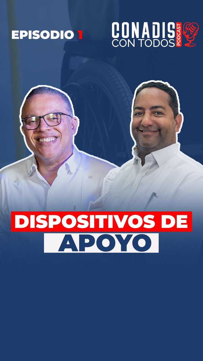 ConadisRD's tweet image. 🎙️ En nuestro primer episodio del podcast #ConadisConTodos conversamos sobre los diferentes tipos de dispositivos de apoyo que existen y cómo contribuyen a la inclusión y la autonomía de las personas con discapacidad.