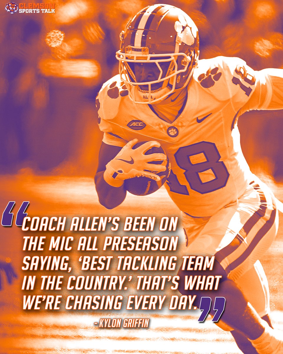 ClemsonSports's tweet photo. The Tigersโ defense is locked in on fundamentals, effort, and takeaways as they gear up for the 2025 season. ๐๐ฅ
For more ๐ https://t.co/9IUZ3STXyj
#ALLIN | #ClemsonFootball | #TigerDefense | #BestIsTheStandard
@ky_griffin18 https://t.co/PE3dGRA8Fs