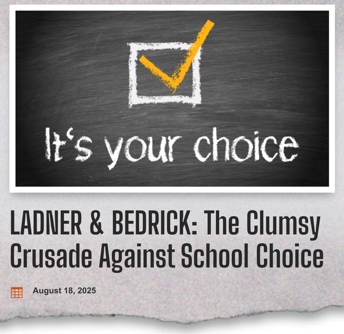 The media crusade against Arizona's school choice policies is built on myths and misrepresentations. Let's break down the facts. 🧵1/17