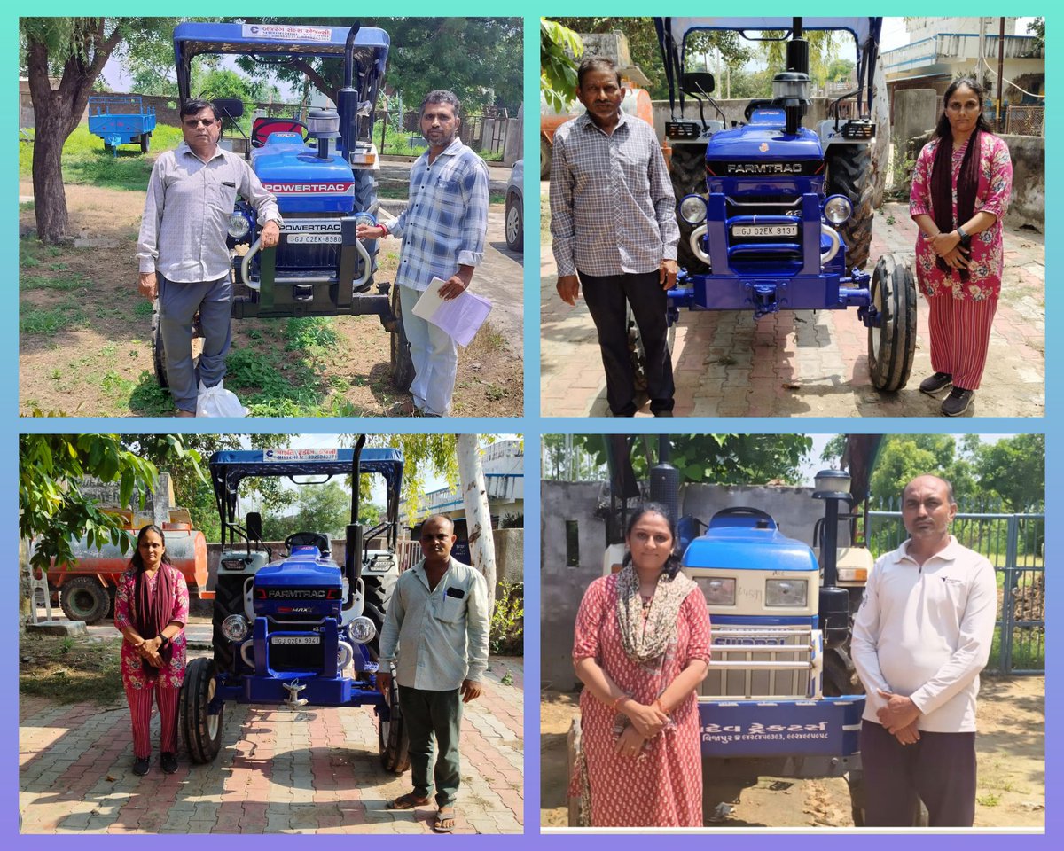 મહેસાણા તાલુકા ના ગ્રામસેવકશ્રી દ્વારા AGR-50 યોજના અંતર્ગત ટ્રેક્ટર ઘટક ની સ્થળ ચકાસણી કરવામાં આવી <a href="/AgriSDOVijapur/">AGRI SDO VIJAPUR GOG</a> <a href="/DaoMehsana/">District Agriculture Office, Mehsana</a>