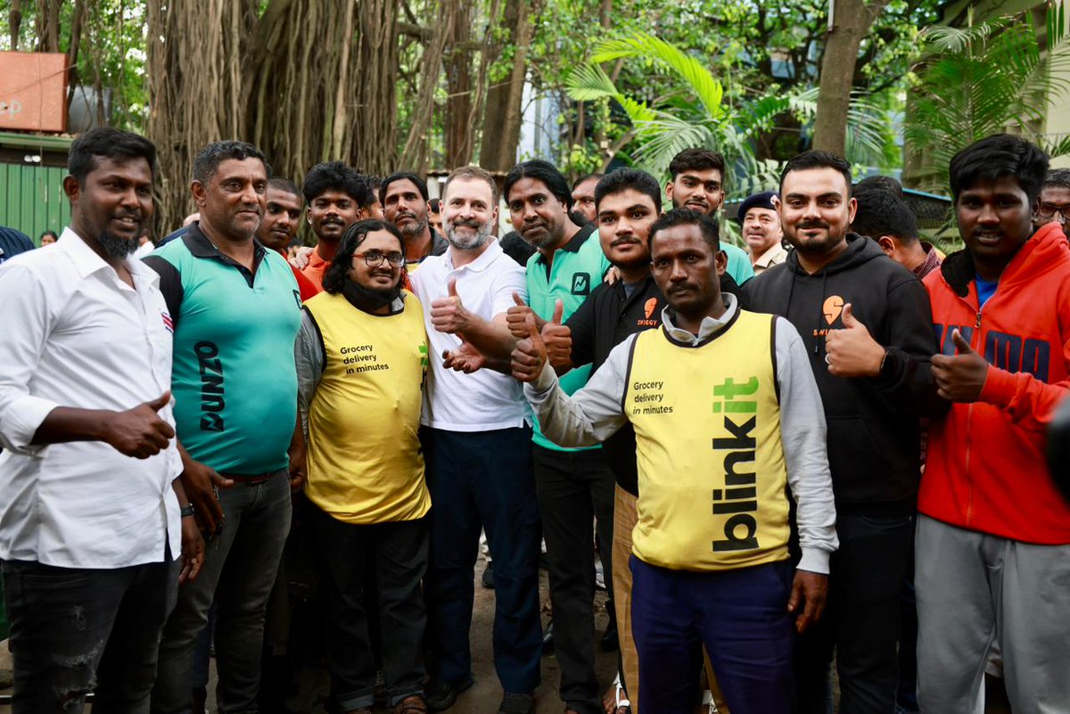 Karnataka's Congress government has passed the historic "Gig Workers Welfare Bill," which provides real protection, social security, and dignity to lakhs of delivery partners, drivers, and other platform workers.

The Congress party has embarked on a powerful journey to bring