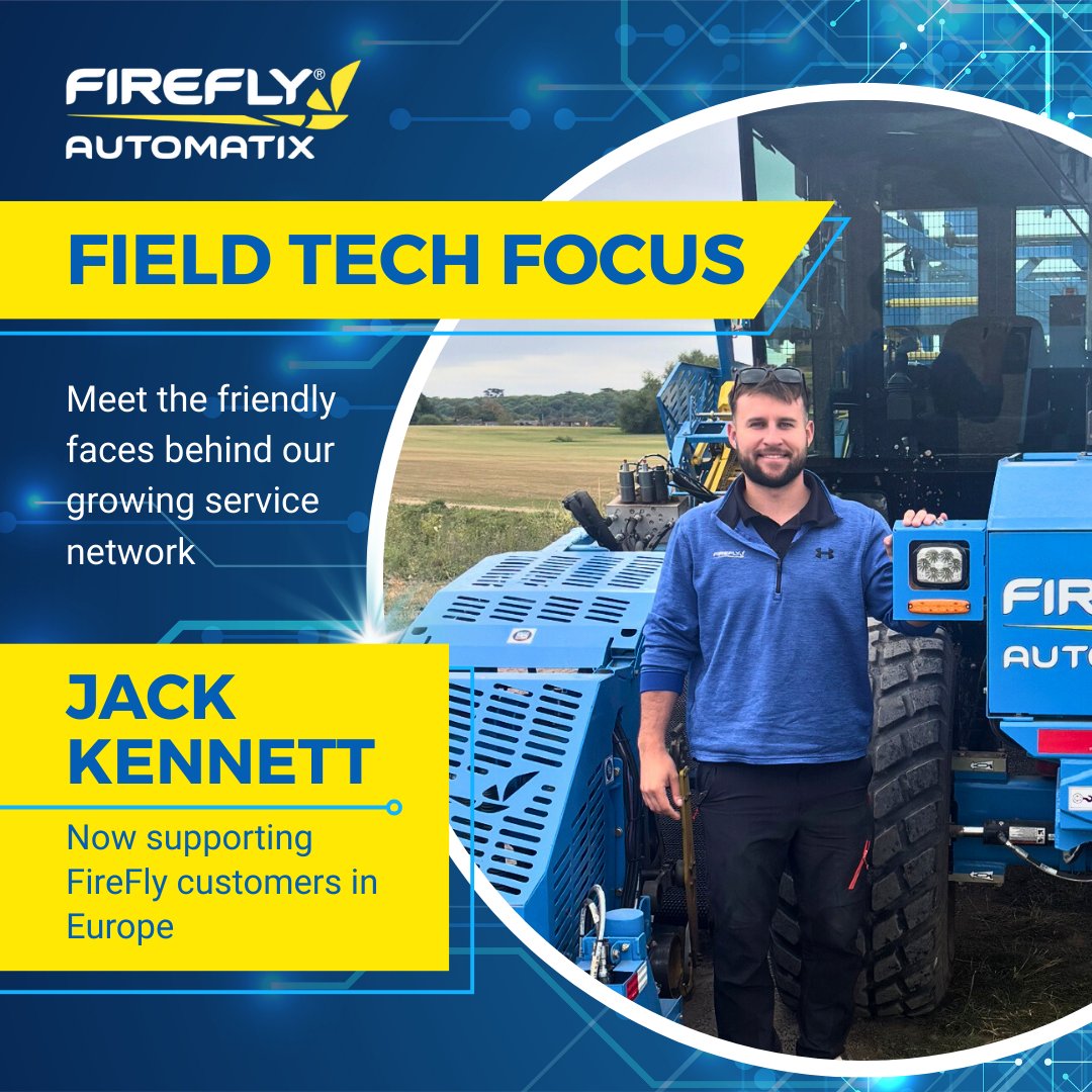 Meet our European Service &amp; Sales Technician, Jack Kennett! Jack has been an exceptional team member for two years, leveraging his experience as a former tractor mechanic.

His role is dynamic, with each day bringing unique challenges from turf farms across Europe. Jack enjoys