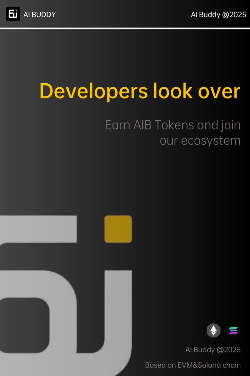 AiBuddy_AIB's tweet photo. Developers, join the Ai Buddy decentralized AI revolution! Our open APIs let you seamlessly integrate personalized AI (e.g., emotion analysis, recommendations) into DApps or mobile apps, powered by Solana’s high-performance blockchain for zero-delay, low-cost deployment. Earn AIB Tokens by contributing code, optimizing models, or joining AIBuddy World activities, and shape the project via community governance! Store AIB Tokens securely with OKX Web3 Wallet to unlock premium features and build a smart future together! #AiBuddy
