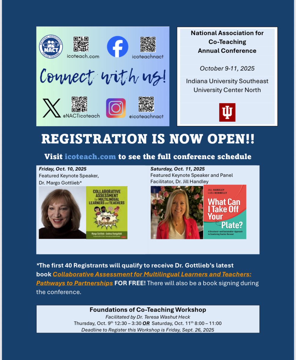 Great education conference coming to <a href="/IUSoutheast/">IU Southeast</a> in October! Register now before it sells out!