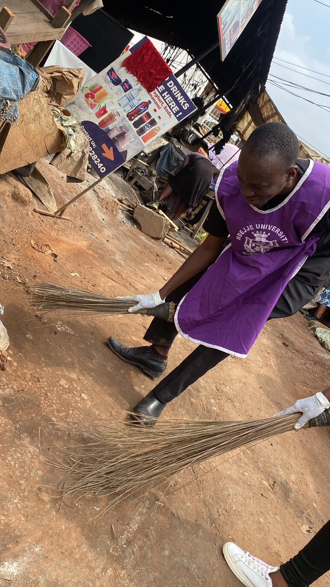 Today, as the Ndejje University Guild Government, we joined hands with the community at Mengo Market in a cleaning &amp; sensitisation drive. 💪🌍

Together, we raised awareness on proper waste management &amp; the role each of us plays in keeping our environment clean. 🧹♻️