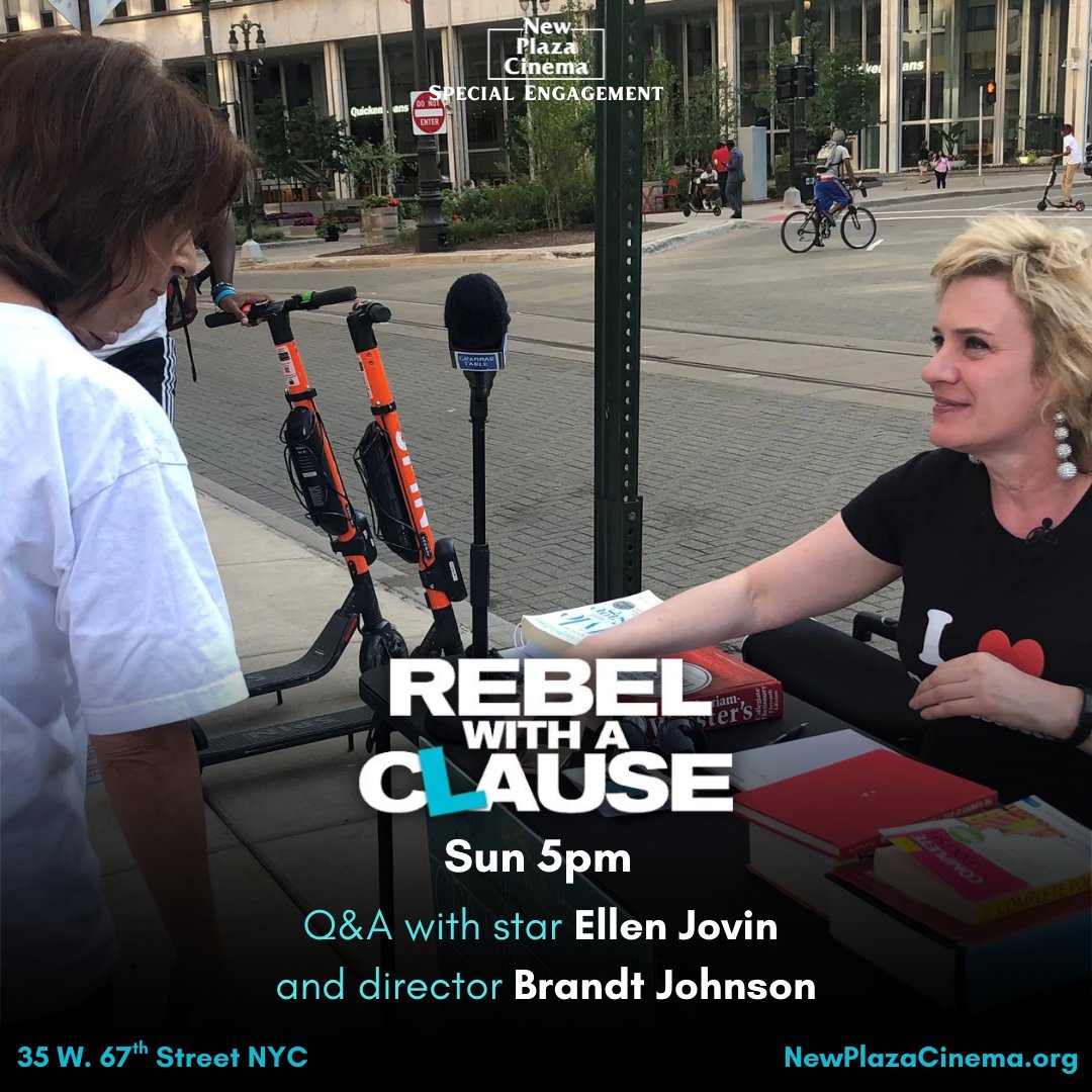 NewPlazaCinema's tweet image. Don’t be fooled by the pumpkin spice!
It’s still August and we’ve got two more shows in our summer residency of REBEL WITH A CLAUSE!
Star Ellen Jovin and director Brandt Johnson return this Sun at 5pm! Get tickets before they sell out (again)!
ticketing.useast.veezi.com/purchase/2017?…