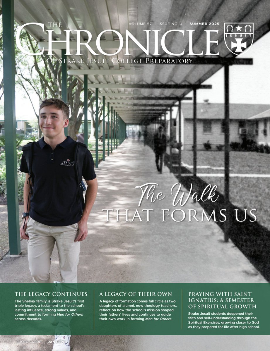 Check your mailbox! The 2025 Summer Issue of The Chronicle has arrived! Read about alumni legacies, the impact of the Spiritual Exercises on our students, updates from our alumni, and more. strakejesuit.org/list-detail?pk…