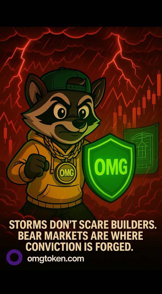 JCrypto0772's tweet photo. Storms don’t scare builders. 🌪️🛡️
$OMG is laying its foundation in presale forged stronger through every season.
🟣 https://t.co/Hj3QmeJrg8
#OMGToken #CryptoCommunity #BearMarketBuilders #Conviction https://t.co/HH6pLMjyOt