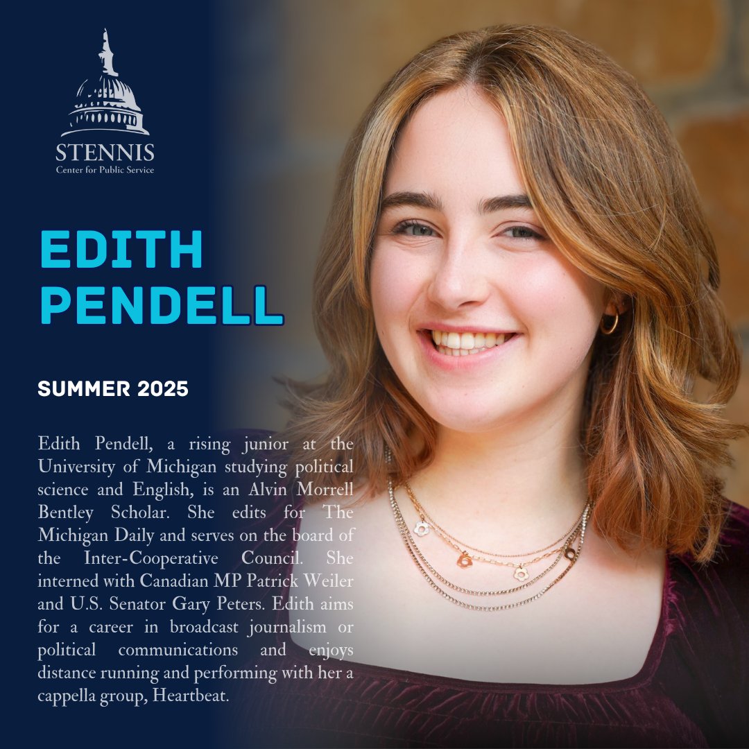 Congrats to our Summer 2025 SSC Fellows: Caroline Collier, Maggie Fitzgerald, Tatiana Nazlymov &amp; Edith Pendell! Each brings passion &amp; commitment to public service, equity &amp; leadership. Learn more: stennis.gov/student-progra…