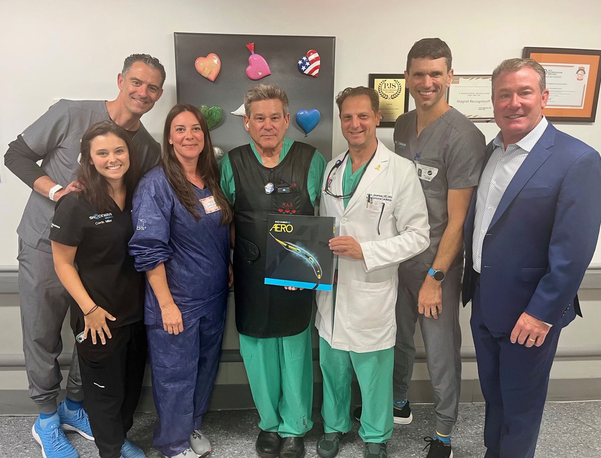 We’re thrilled to congratulate <a href="/StFrancis_LI/">St. Francis Hospital & Heart Center</a> on performing the first #ShockwaveC2Aero cases! Huge thanks to Dr Rich Shlofmitz, Dr Evan Shlofmitz (<a href="/ESHLOF/">Evan Shlofmitz</a>), and Dr Allen Jeremias (<a href="/DrAllenJ/">Allen Jeremias</a>) for these milestone cases.

U.S. Interventionists, stay tuned to learn more about