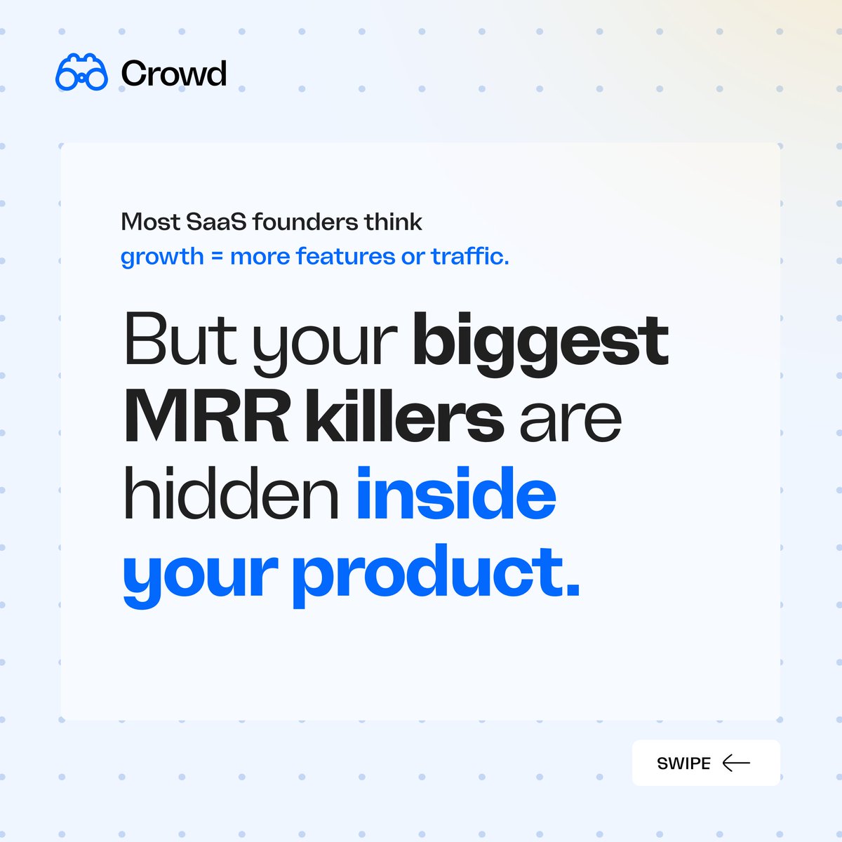 Crowd - AI-Powered Customer Intelligence Tool tweet media