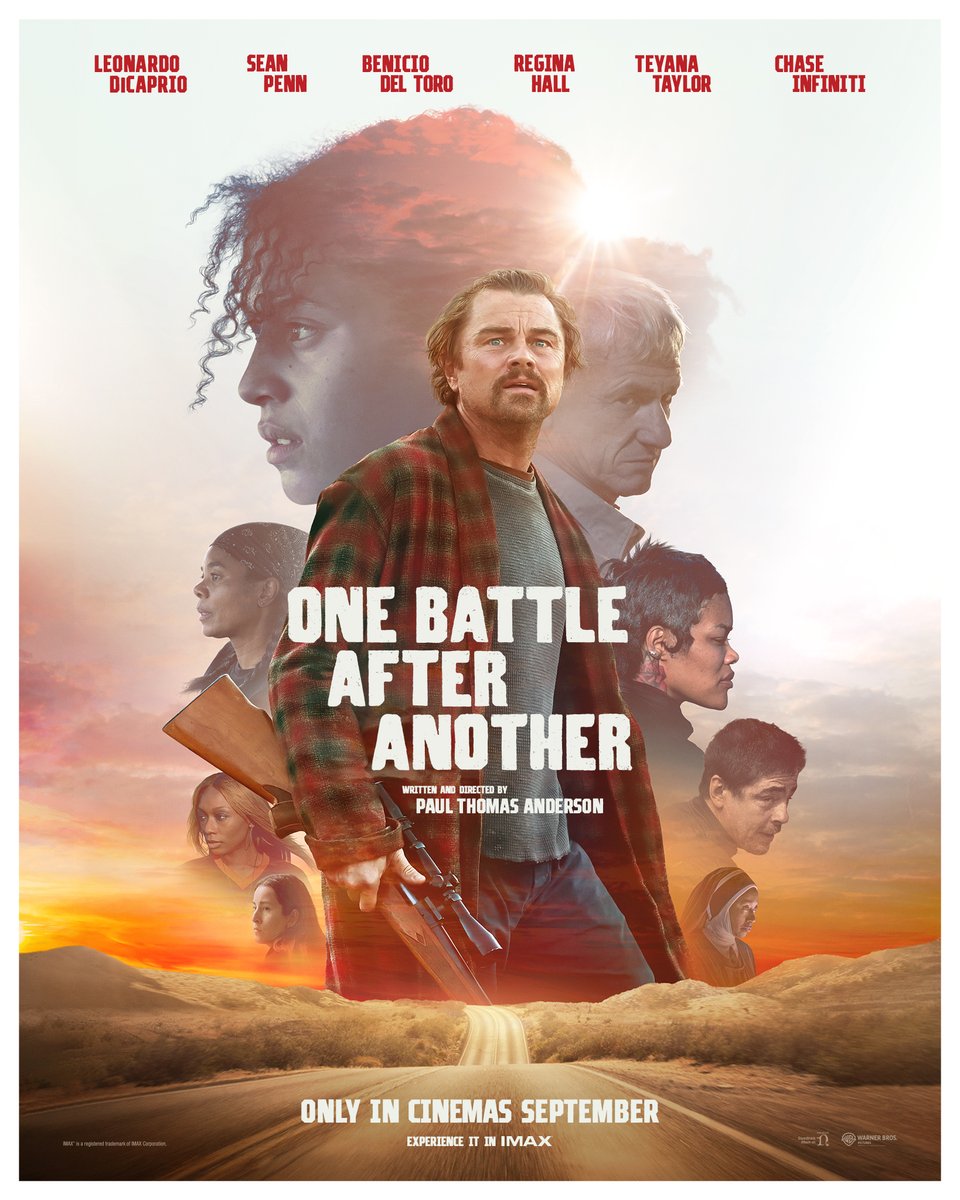 It’s one battle after another from here on out. #OneBattleAfterAnother only in theaters September 26