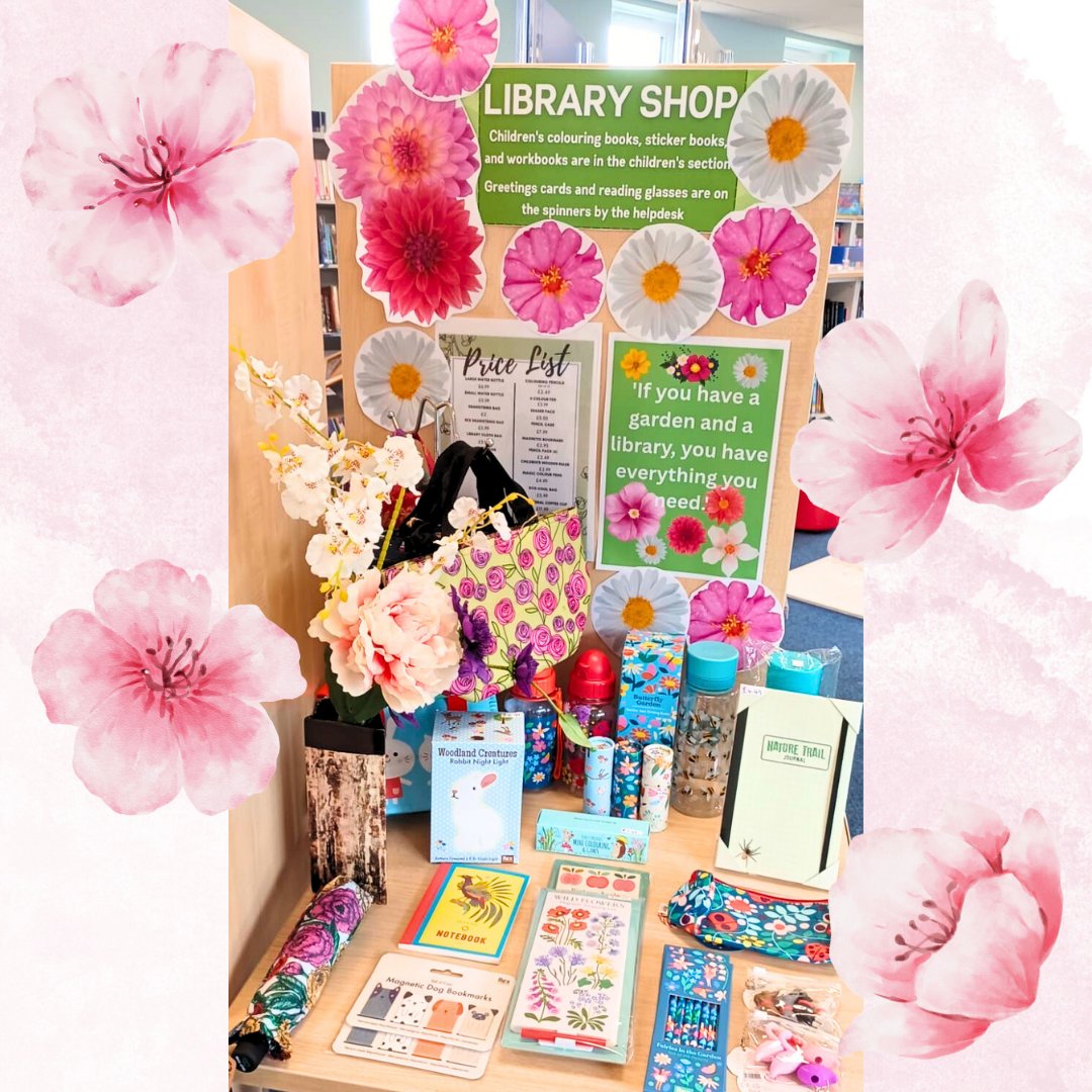AshLibrary's tweet image. Have you seen our beautiful library shop display at Ash Library? 🌸

Whether you are looking for fresh new stationary or birthday gifts, we have a lovely selection of items available to purchase!

@SurreyLibraries 

#SurreyLibraries #Surrey #AshLibrary #Ash #AshSurrey