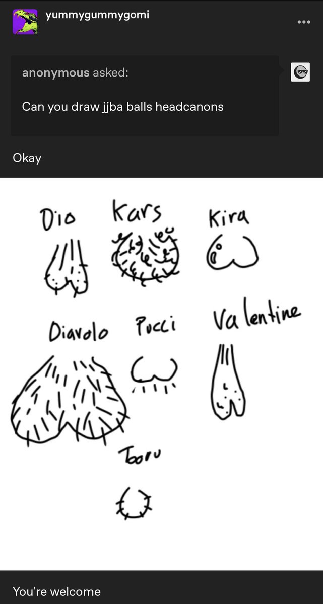 Never forget JJBA balls headcanons