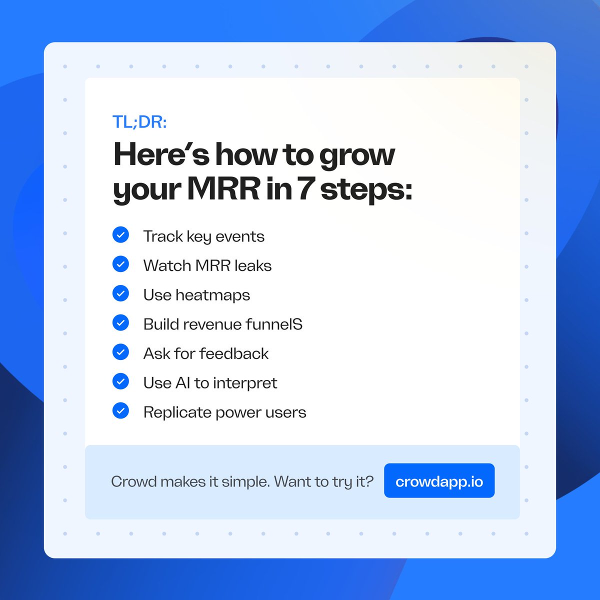Crowd - AI-Powered Customer Intelligence Tool tweet media