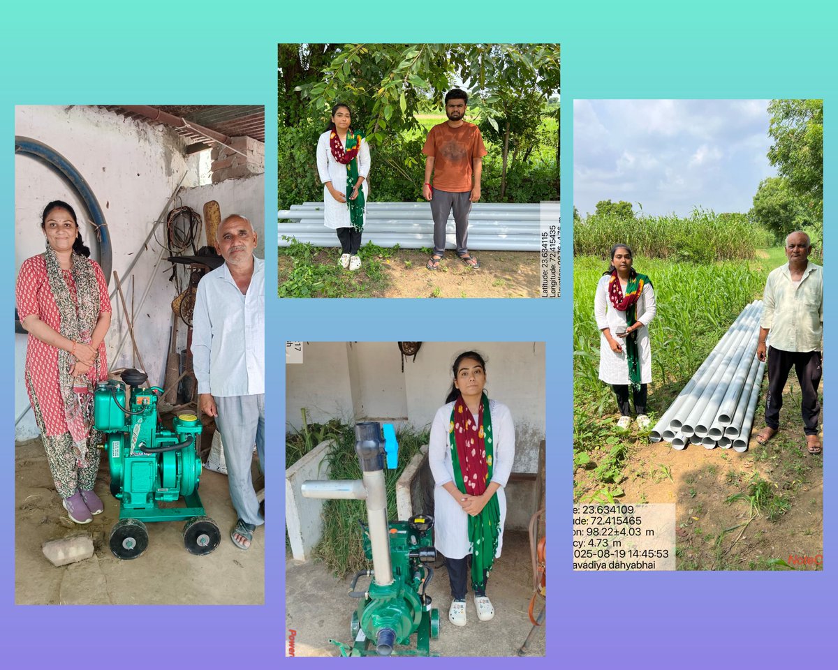 મહેસાણા તાલુકાના ગ્રામસેવકશ્રી દ્વારા  AGR -2 યોજના અંતર્ગત પંપસેટ્સઅને વોટર કેરિંગ પાઇપ લાઈન ઘટક ની સ્થચકાસણી કરવામાં આવી <a href="/AgriSDOVijapur/">AGRI SDO VIJAPUR GOG</a> <a href="/DaoMehsana/">District Agriculture Office, Mehsana</a>