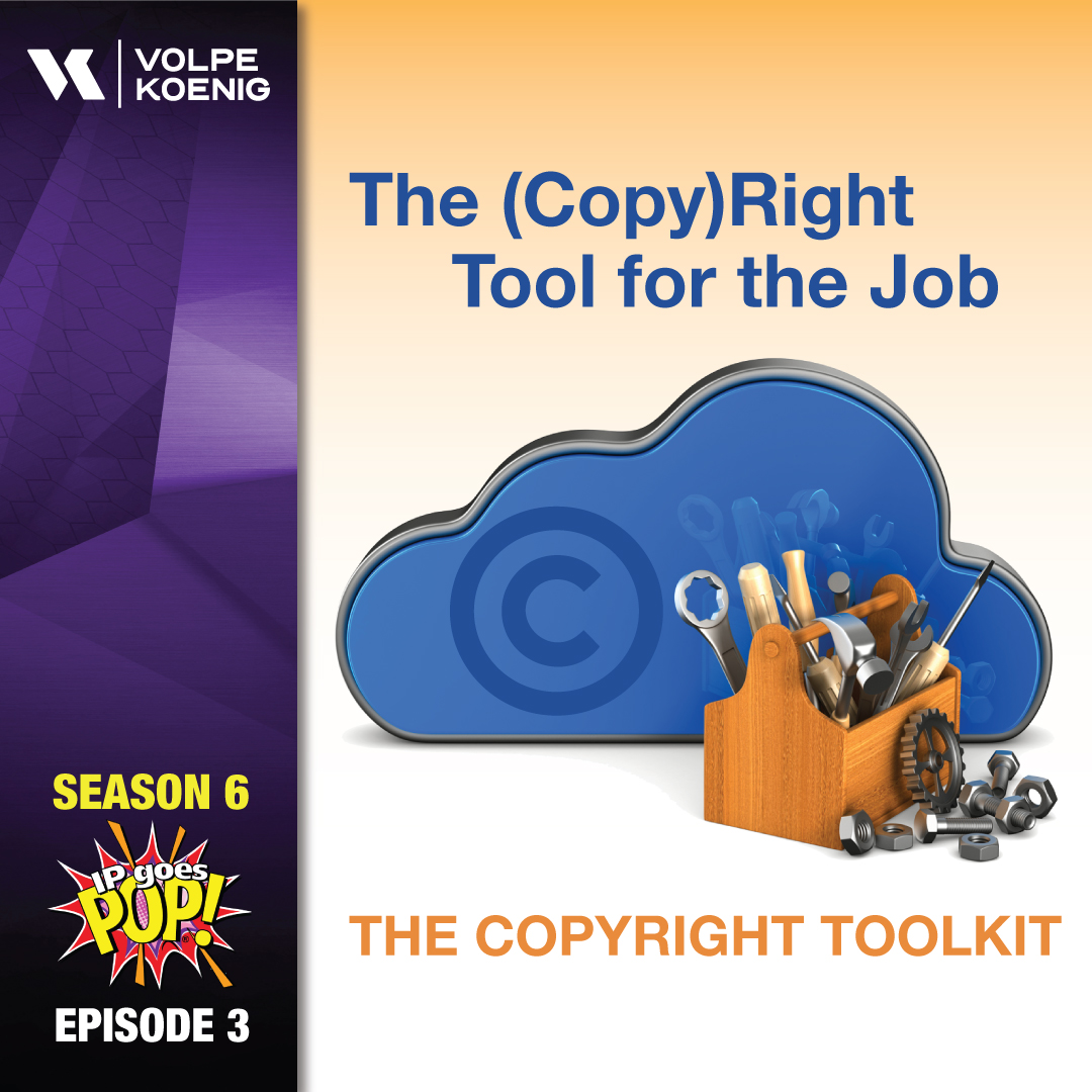 VolpeKoenig's tweet photo. Have you heard that the @CopyrightOffice just released the Copyright Registration Toolkit?

Joined by Jessica Chinnadurai, Attorney Advisor at the U.S. Copyright Office, our new IP Goes Pop! episode takes you through every section of this invaluable resource. 🛠️🎙️ https://t.co/b5BoDmq5ao