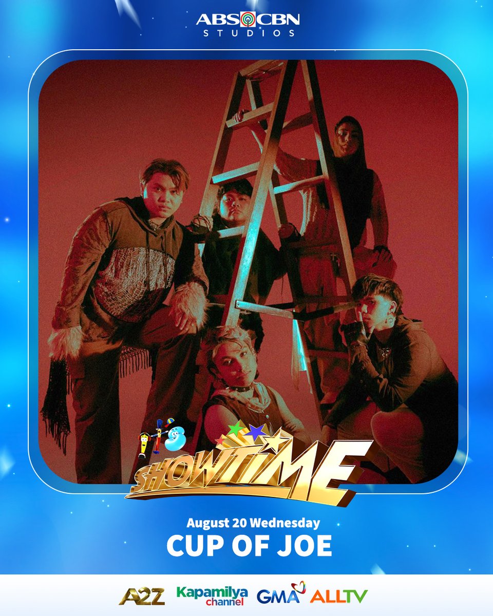 itsShowtimeNa's tweet photo. Madlang People! Relapse malala ang sound trip natin ngayong Wednesday kasama ang #CupOfJoe sa #ItsShowtime!

#LetsPickShowtime 💙💛 https://t.co/wWSVfX8G9R
