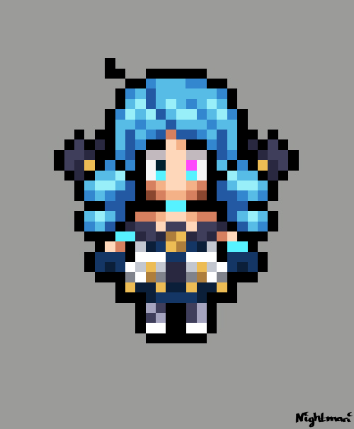 i redid her in an actual drawing program and used proper colors + did some design changes, this is the final version hopefully