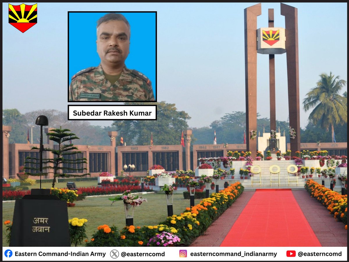 BeenaKhemani's tweet photo. Homage to Subedar Rakesh Kumar who made the supreme sacrifice in the line of duty in #Zemithang, #ArunachalPradesh during #OpSnowLeopard.

Info. @easterncomd https://t.co/OYr6emTy9o