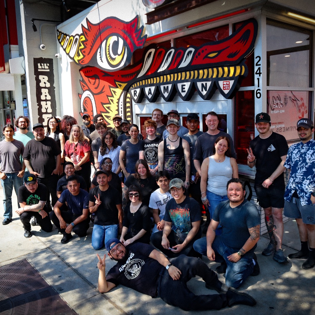 Huge thanks to our team for bringing our dragon to The Drag. 
We open NOW!
2416 Guadalupe St.
Stop by and slurp!