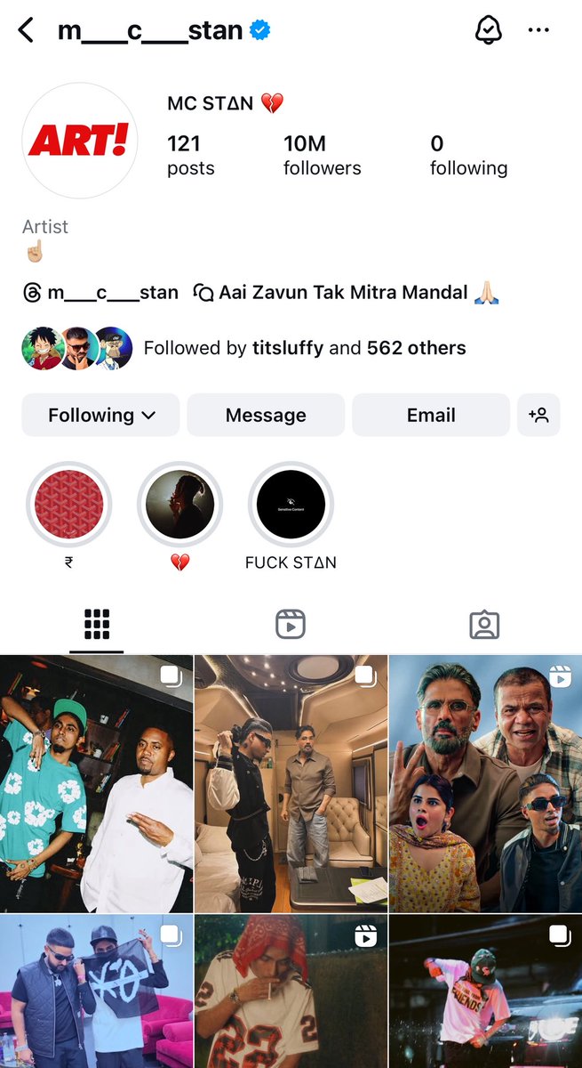 INNOCENT EVIL โถ๐
 (@raju_innocentev) on Twitter photo Guys
Enough is enough๐ก
Time to unfollow or catch this mf and question whats going on๐คทโโ๏ธ
How can he leave the scene alone without his music 
I genuinely check his profile every once in a  while and even switched on the notifications Guys
Enough is enough๐ก
Time to unfollow or catch this mf and question whats going on๐คทโโ๏ธ
How can he leave the scene alone without his music 
I genuinely check his profile every once in a  while and even switched on the notifications
