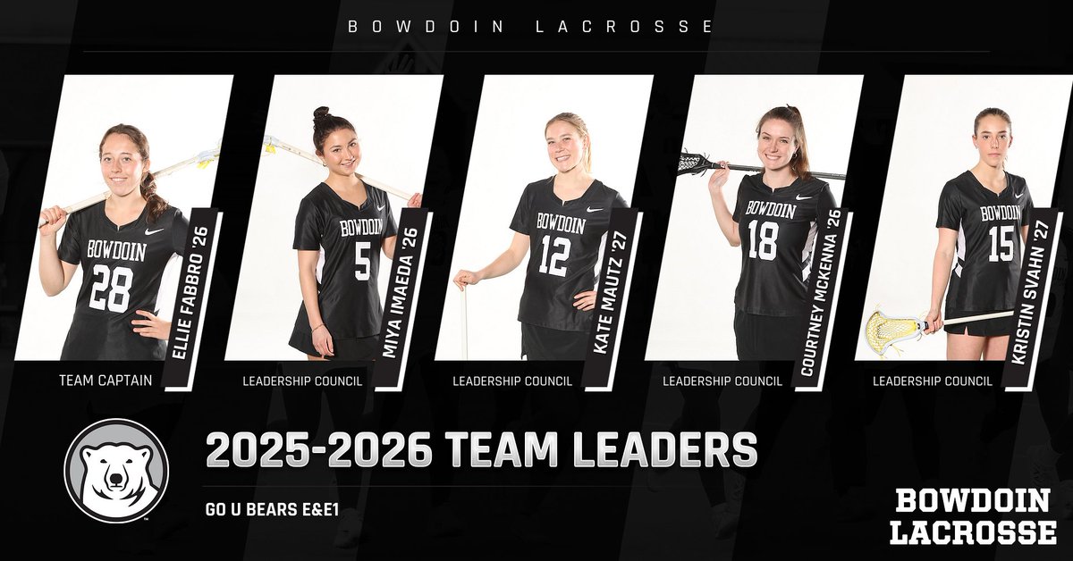 Proud to announce our Leadership Team!
Captain: Ellie Fabbro 🌟
Council: Miya Imaeda, Kate Mautz, Courtney McKenna &amp; Kristin Svahn
Leading us on &amp; off the field 🐻‍❄️🥍