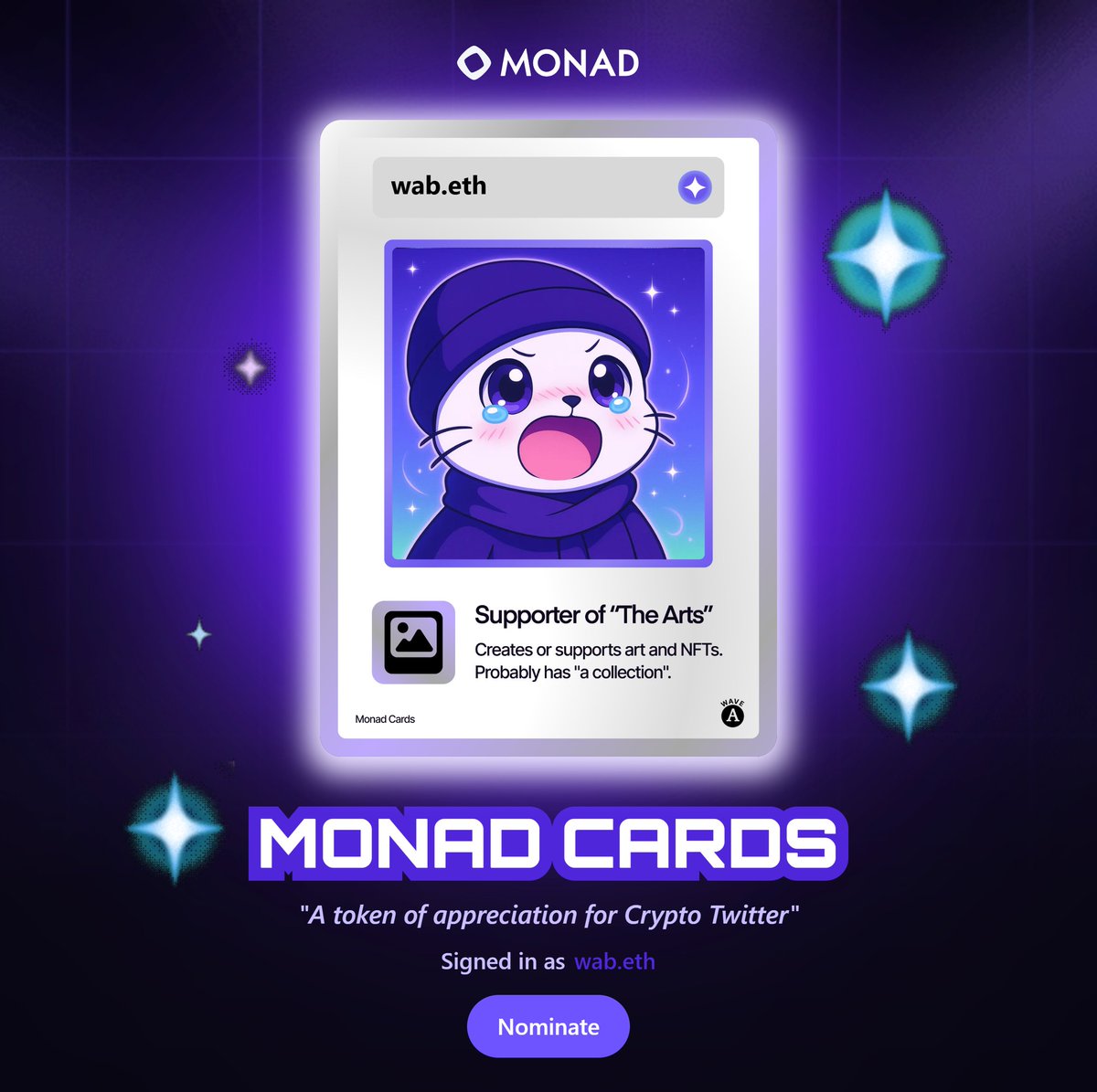 last person to comment on this post gets nominated for monad allo