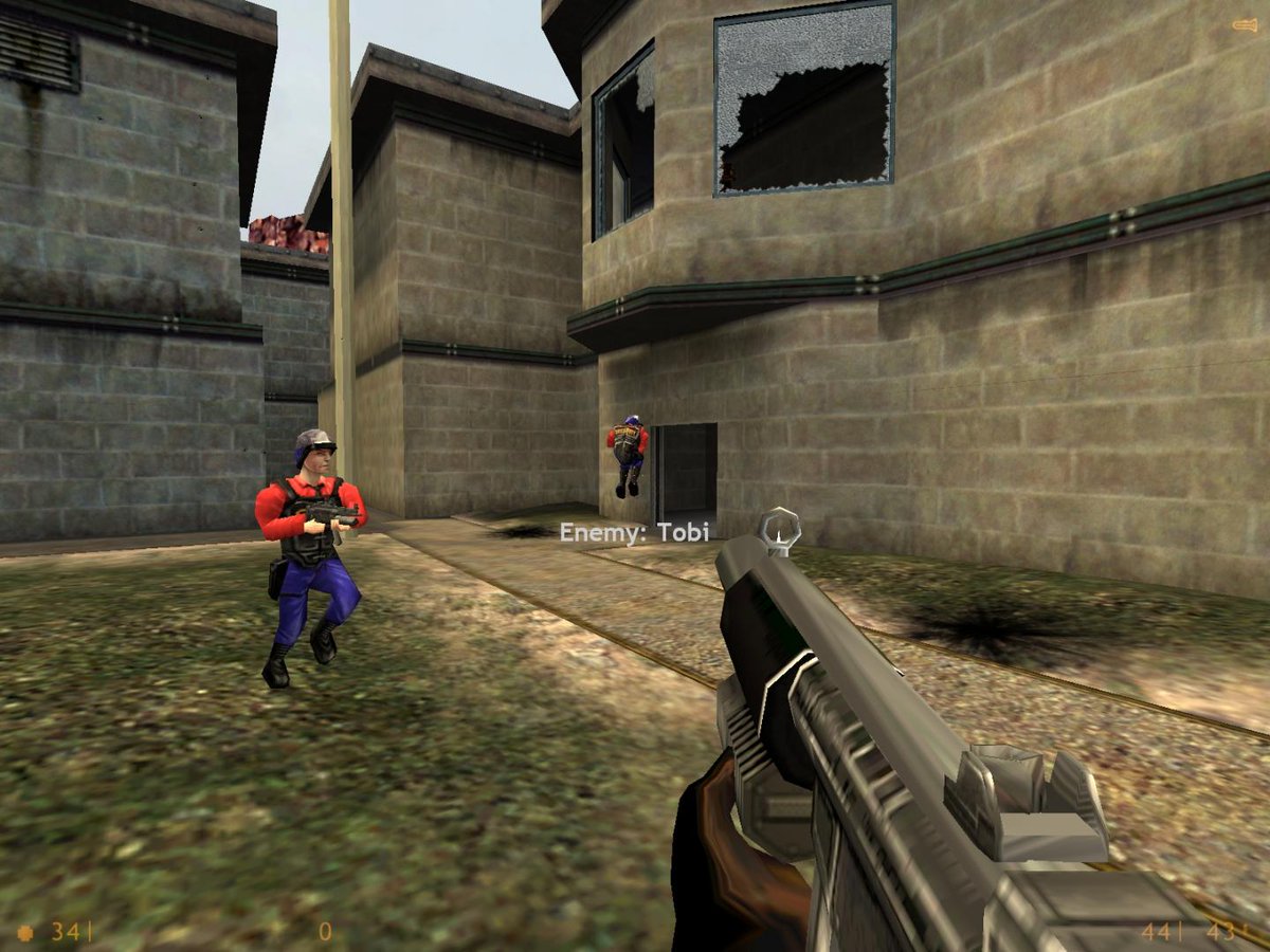Conexcu7's tweet photo. Half Life. A los ciber los hicimos de oro gracias a este juego... No era el shooter mas realista pero si el mas divertido de jugar era un todos contra todos y siempre el mapa del bunker y la cosa es que nunca te cansabas. Además tenia mods bastante interesantes. https://t.co/J8eW6WL0FA