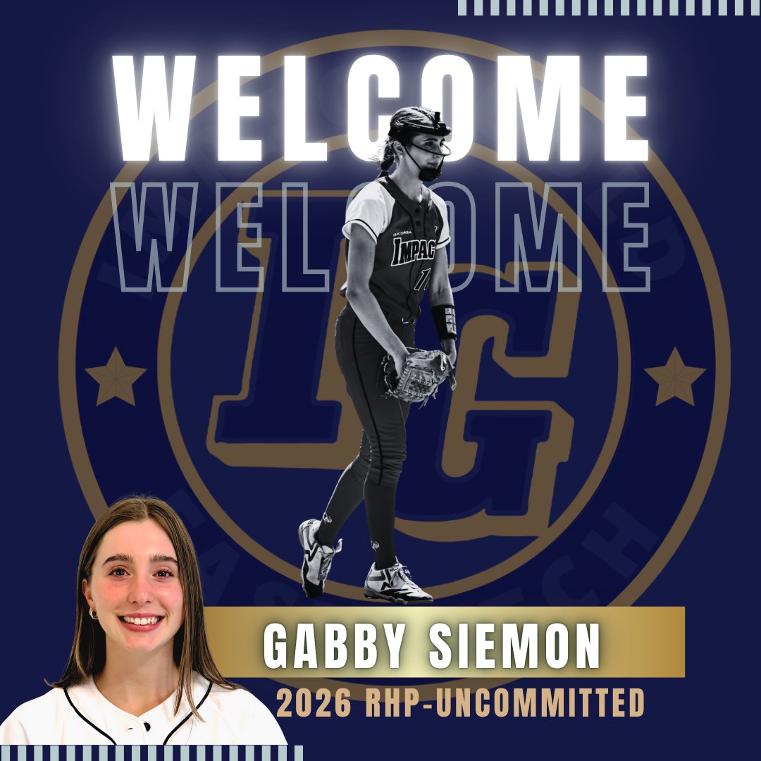 Impact Gold 07 - Doggett (@ig07doggett) on Twitter photo 🚨Roster Announcement🚨
Excited to have <a href="/GabbySiemon/">Gabby Siemon</a> joining our roster! Gabby is a Senior at Mt. Bethel Christian Academy and is a RHP who commands the zone with her spin and location.
She is the perfect compliment to our pitching staff and we are ready to get to work! 💛💙 🚨Roster Announcement🚨
Excited to have <a href="/GabbySiemon/">Gabby Siemon</a> joining our roster! Gabby is a Senior at Mt. Bethel Christian Academy and is a RHP who commands the zone with her spin and location.
She is the perfect compliment to our pitching staff and we are ready to get to work! 💛💙