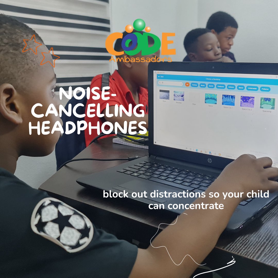 codeambassadors's tweet image. Use this hack to keep your child focused during online classes.
Visit codeambassadors.org to enroll your kids.
Call/WhatsApp +234 816 551 6117
#codeambassadors #codingclasses #codingschool