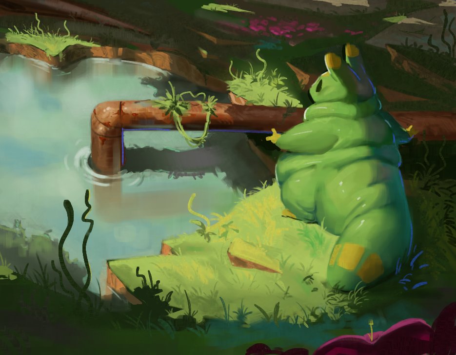 Back with a little environment... Probably somewhere far into the outer expanse, but it seems no matter how far you go, there's always signs of the ancients. ʕ•-•ʔ