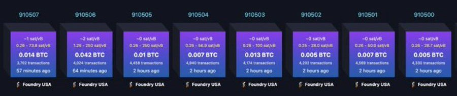 OMFG Bitcoin just got 51% attacked! Devs are in panic! Exchanges are shutting down! It's over. Foundry just pwned Bitcoin forever.