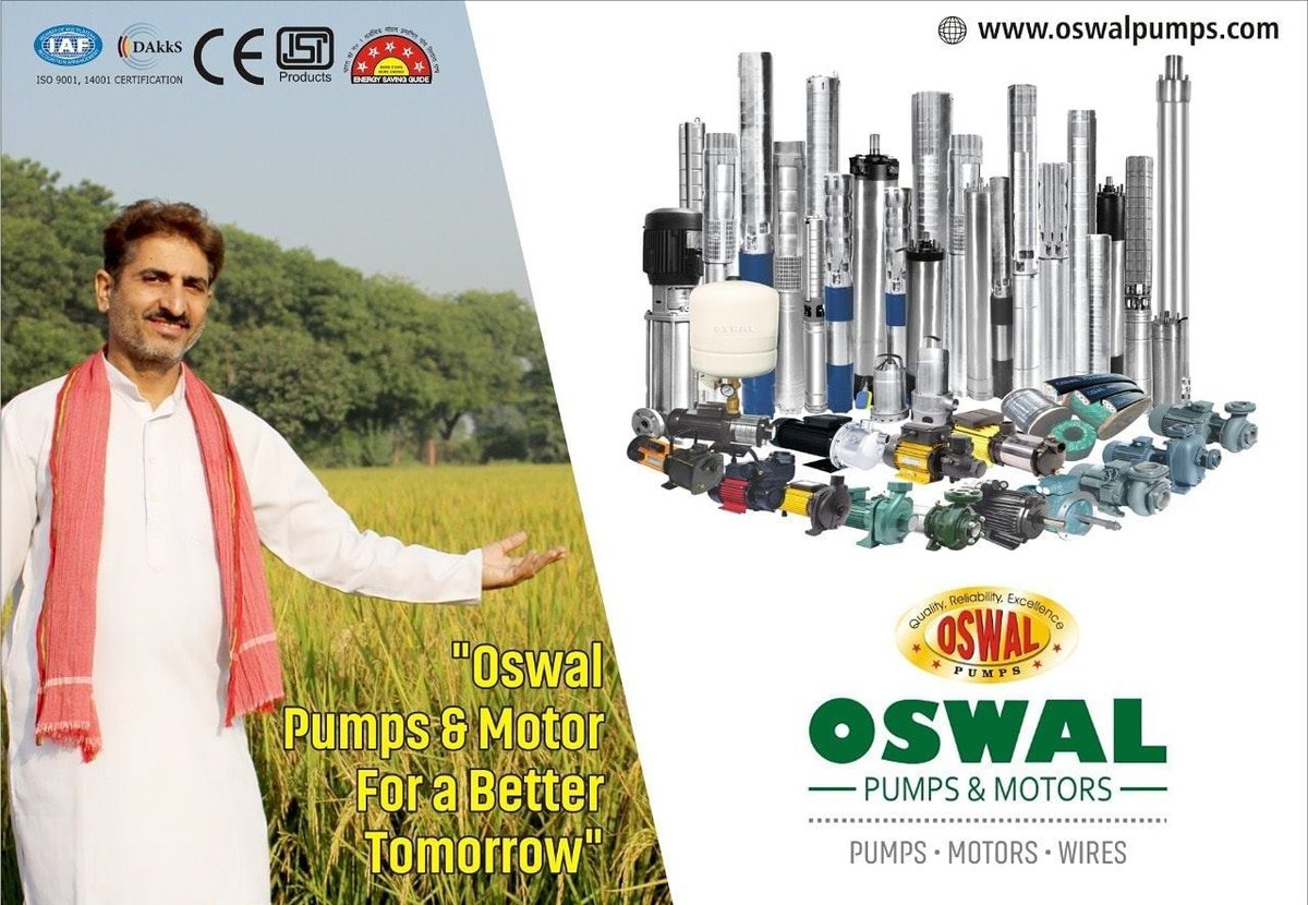🔍Stock in Focus (1/5)

📌A Midcap Stock

➡️A Newly listed Player in the market

🏭A fully backward integrated player

🔸Its one of India’s fastest-growing vertically integrated solar pump manufacturers.

📈With market share of 31% under PM-KUSUM.

💰Co. raised 1,387 Crs through