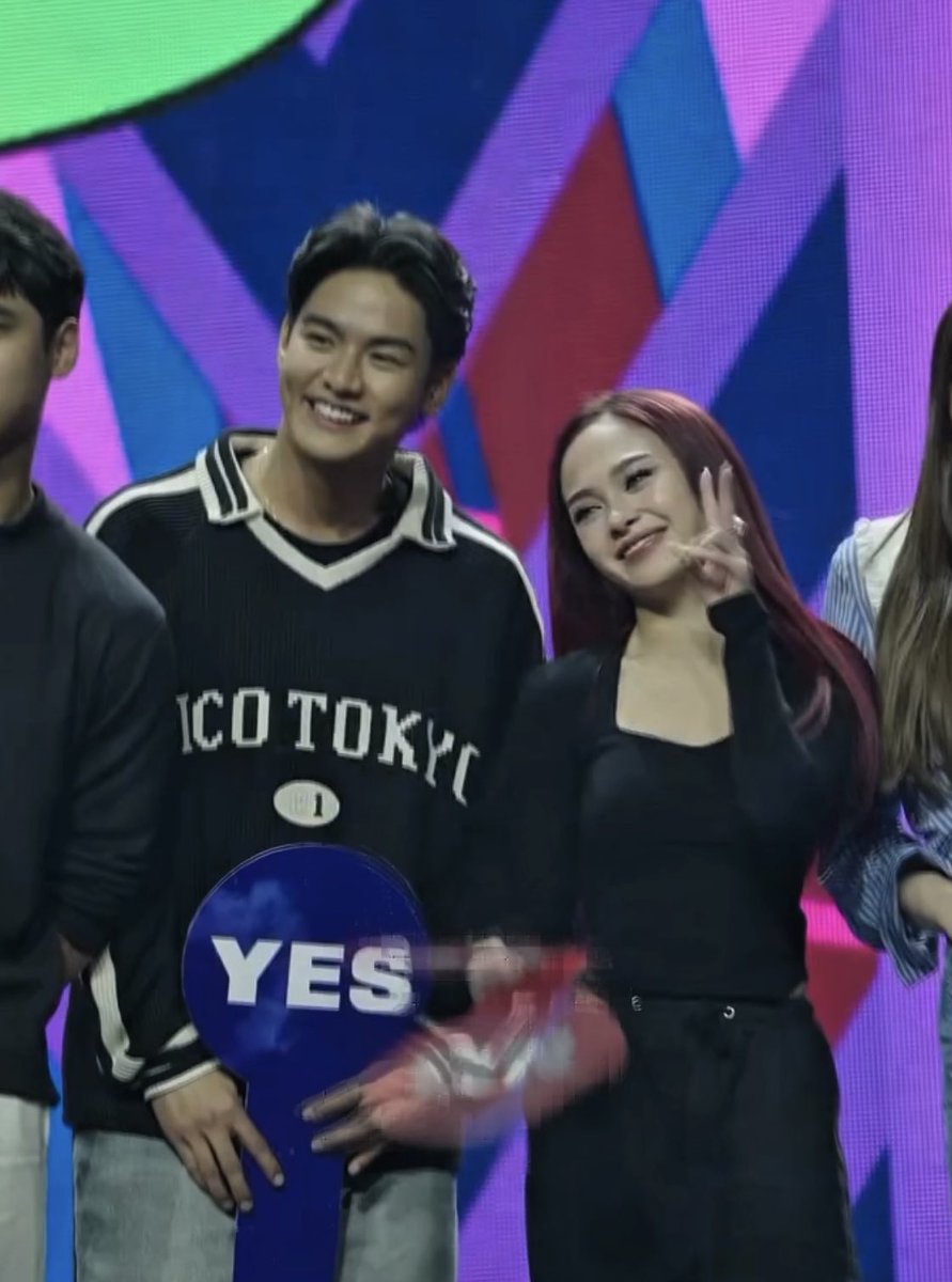 acchaelupdates's tweet photo. Yes or No? 😅✌🏻 

Always a YES to Michael and a YES to AC! ☺️ 
Living for this AcChael moment—so proud of you two, always! ✨ @michaelsager_  @BonifacioAc 

#AcChael | #ACBonifacio | #MichaelSager https://t.co/yWbEOalrii