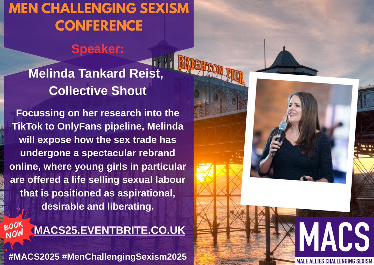 MenVSexism's tweet photo. 🧵 (1/3) @MelTankardReist &amp; @caitlin_roper from @CollectiveShout finalise the #MACS2025 programme. They'll talk about the "#TikTok to #OnlyFans pipeline" &amp; "AI / 'nudifying' apps".

20% off expires at midnight👇

https://t.co/Jkp3d0RtpD

We're feeling very grateful to have... https://t.co/os899umFkc