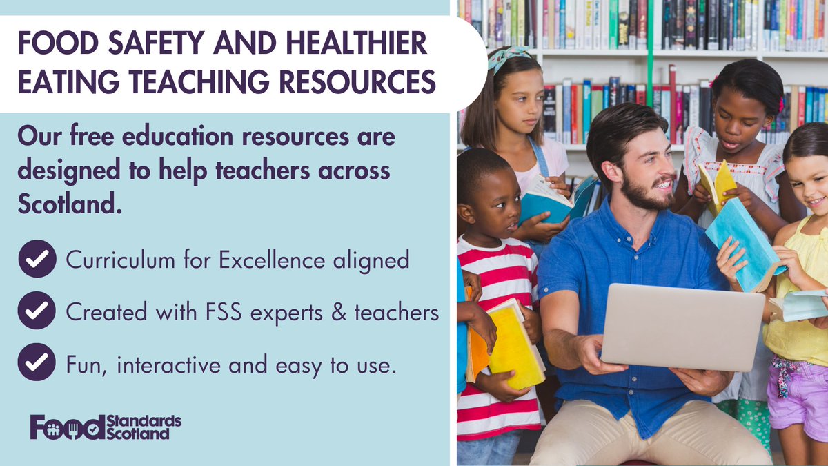 Teaching food &amp; health in Scotland? 

Our free resources are designed by experts &amp; teachers to support the Curriculum for Excellence. 

🔹 Interactive &amp; easy to use 
🔹 Covers food groups, allergies, food safety &amp; more 

Explore them here: bit.ly/45Hce8K 

#FoodEducation