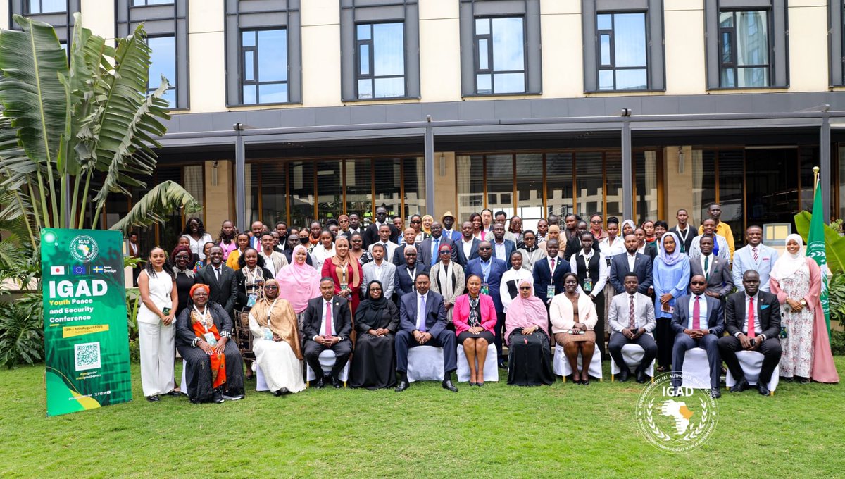Midrifthurinet's tweet photo. At the IGAD Youth for Peace Conference in Nairobi, @Midrifthurinet’s representation through Catherine Wanderi reaffirmed that youth are central actors in peace and security, not peripheral voices. 

Her contributions echoed the lived realities from grassroots dialogues in Nakuru, demonstrating how community-led initiatives can inspire regional solutions. 

The conference underscored the urgency of repositioning youth as active decision-makers, leveraging digital platforms for peace, and institutionalizing inclusive policies that embrace young men and women as equal stakeholders in conflict prevention. 

The forum illuminated the transformative potential of cross-cultural exchange and youth-driven innovation by learning from Uganda’s youth councils and Djibouti’s peace education models. 

The way forward calls for embedding youth in peace and security structures across the IGAD states, humanizing women’s roles in these processes, and cultivating cross-border collaborations that tackle shared challenges. 

For @Midrifthurinet, this moment amplifies the call to invest in youth-led accountability, foster digital peace spaces, and champion collaborative leadership, ensuring that peace and security are co-owned by the generation that will shape Africa’s tomorrow.

@IGADsecretariat @IGADPeace @IGADgender @IGAD_Spokes 
#IGADYouth4Peace #YouthPeaceSecurity @zfdnews @denmarkinkenya @DIGNITY_INT @tendasasa @EUinKenya