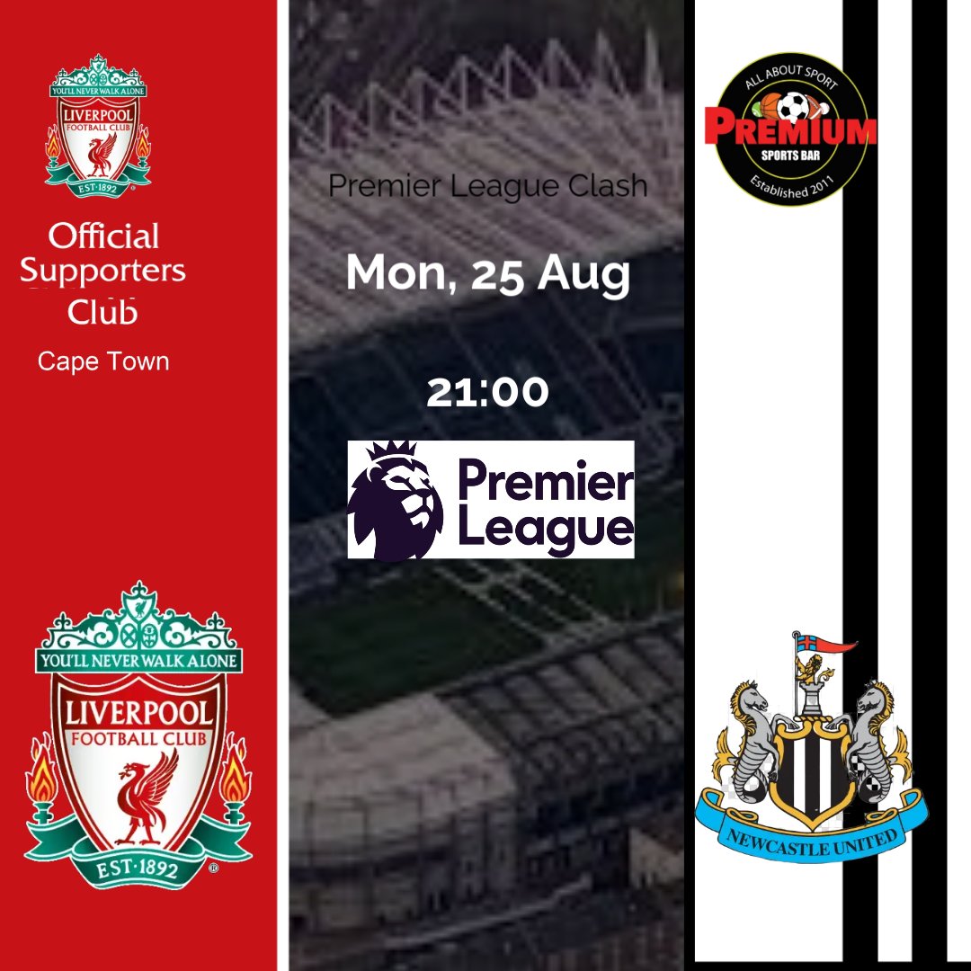 🚨 Reds! This is more than football… it’s personal. 🚨
Newcastle vs Liverpool, Isak drama included! Who takes the bragging rights?

📅 Mon, 25 Aug ⏰ 21:00 SAST
📍 OLSC Clubhouse – Premium Sports Bar

Wear your Red, bring your passion, and let’s roar together! 🔴🔥

#LFC #YNWA