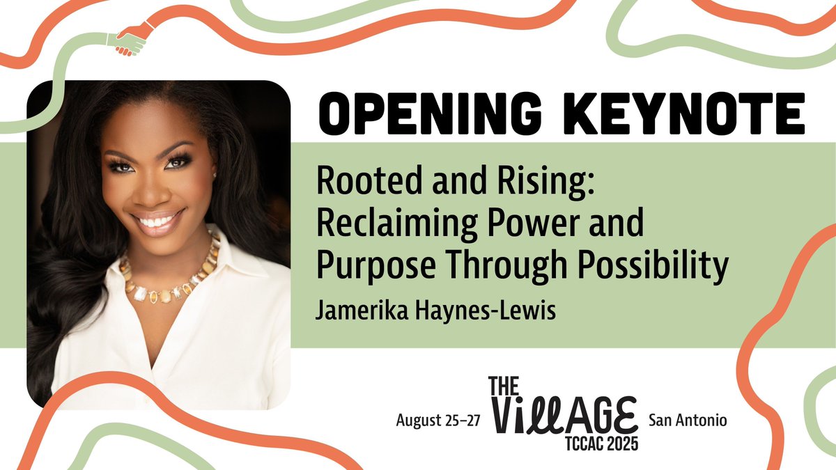 How do we help children and families not just survive systems—but rise beyond them? 🤔 #TCCAC25 attendees will find out when Jamerika Haynes-Lewis from <a href="/CleverJamComms/">Jamerika Haynes-Lewis</a> takes the stage for the opening keynote! And luckily, it is not too late to register: buff.ly/ah9IiCj