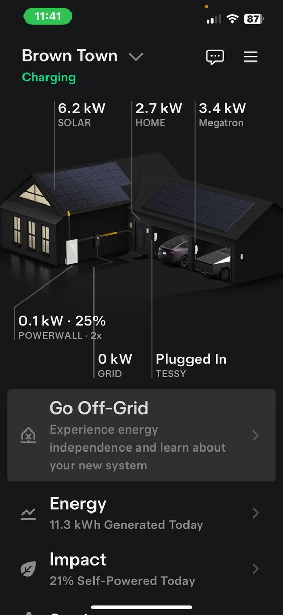 PatSeanBrown's tweet photo. @elonmusk 
I was wondering when the update is coming for the powershare and the Cybertruck. The website is very vague with the timing (later in 2025).
It is also Hurricane season and this would be great to connect to the battery array. 
Powerwall 3s, universal charger and truck. https://t.co/9QJ0bbNEYC
