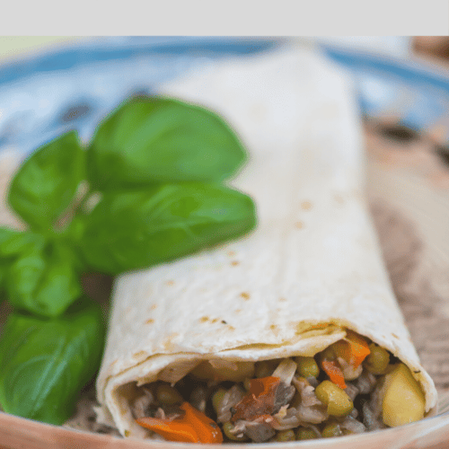 Enjoy #NationalPotatoDay with my Sweet Potato Black Bean Burritos. You’ll love this anti-inflammatory, low-glycemic recipe - it’s super easy, too. 
Recipe here:  gingerhultinnutrition.com/sweet-potato-b… #eatright
