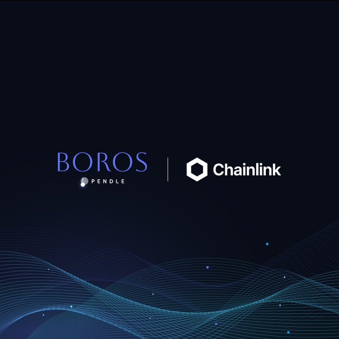 El protocolo DeFi líder con más de 9000 millones de dólares en TVL, <a href="/pendle_fi/">Pendle</a>, ha adoptado el estándar de datos Chainlink en <a href="/arbitrum/">Arbitrum</a> y <a href="/base/">Base</a> para impulsar su plataforma de futuros recién lanzada, @boros_f.

Boros aprovecha la infraestructura probada de Chainlink para