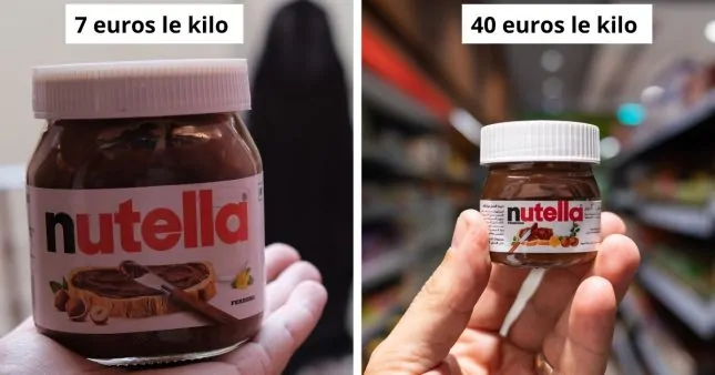 Jeff_Mbogne's tweet photo. Nutella pesait 750g. Maintenant 680g. Même prix.

Les yaourts Danone faisaient 125g. Maintenant 115g.

Votre PQ : 200 feuilles. Maintenant 160.

Ce n'est pas un hasard. Mais un vol dissimulé depuis 3 ans.

Voici la vérité sur l'arnaque des supermarchés (et comment y échapper) : https://t.co/cYEefkQzfq