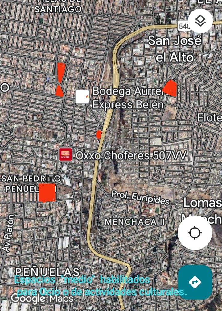 LizzQro's tweet image. Mire @makugo. 
En un diámetro de más o menos 5-7 kms, estos habitantes cuentan con estos #espacios para otras #actividades u ocio. ¿Y usted quiere que dejen actividades o gustos "dañinos"? Cuando ustedes les han quitado derechos, poniendo Oxxos. 

No es prohibir, es #proponer.