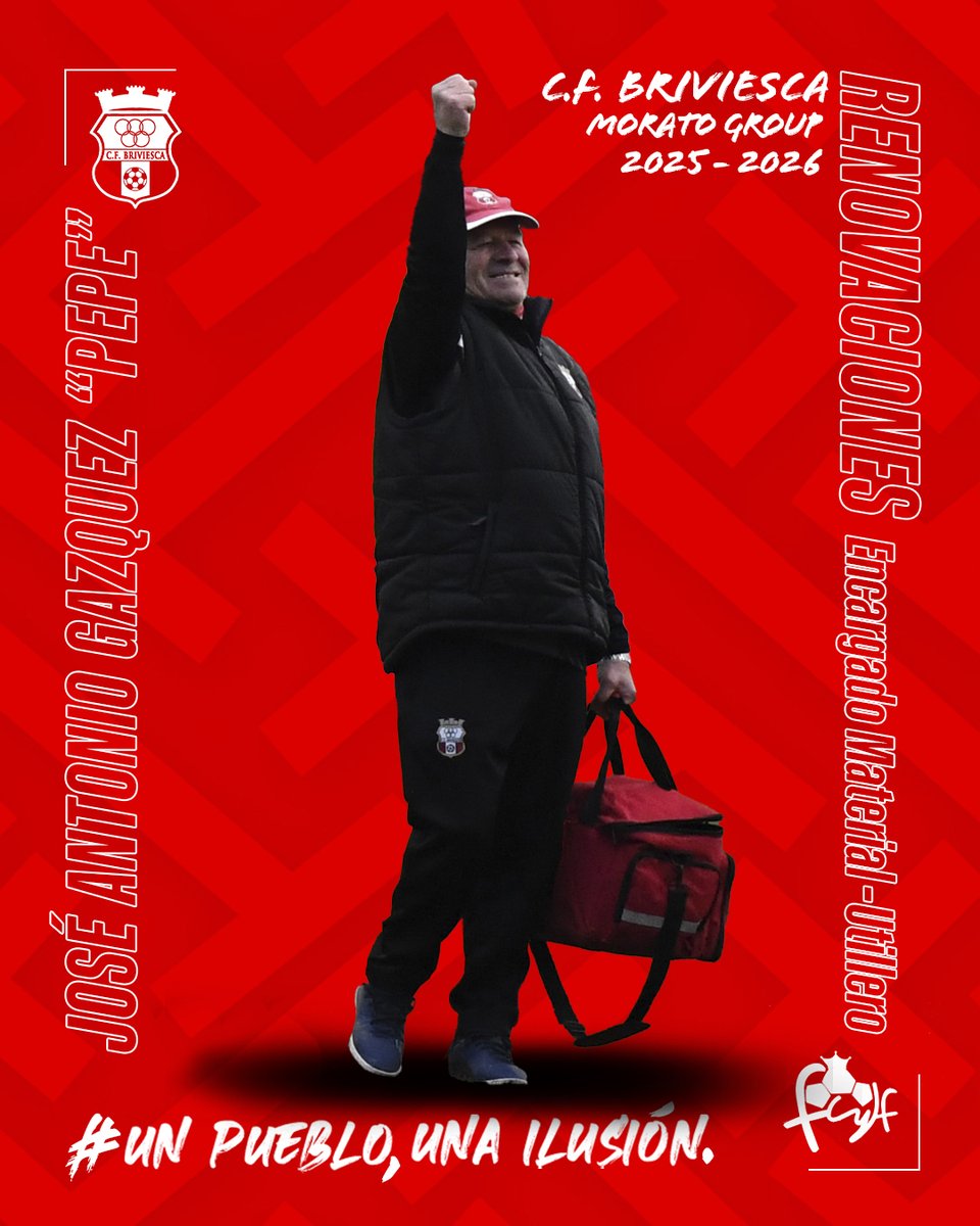 COMUNICADO OFICIAL | STAFF TÉCNICO
✍️Nuestro Staff Técnico para este nuevo curso lleno de ilusión, alegría y pasión
✅Pechu, Borja, Rubén, Pepe, Nacho, Lemon, Julián, Iván y Chemari batutas del banquillo rojillo🔴
👉Nos darán muchas alegrías junto a toda la plantilla rojilla❤️🤍