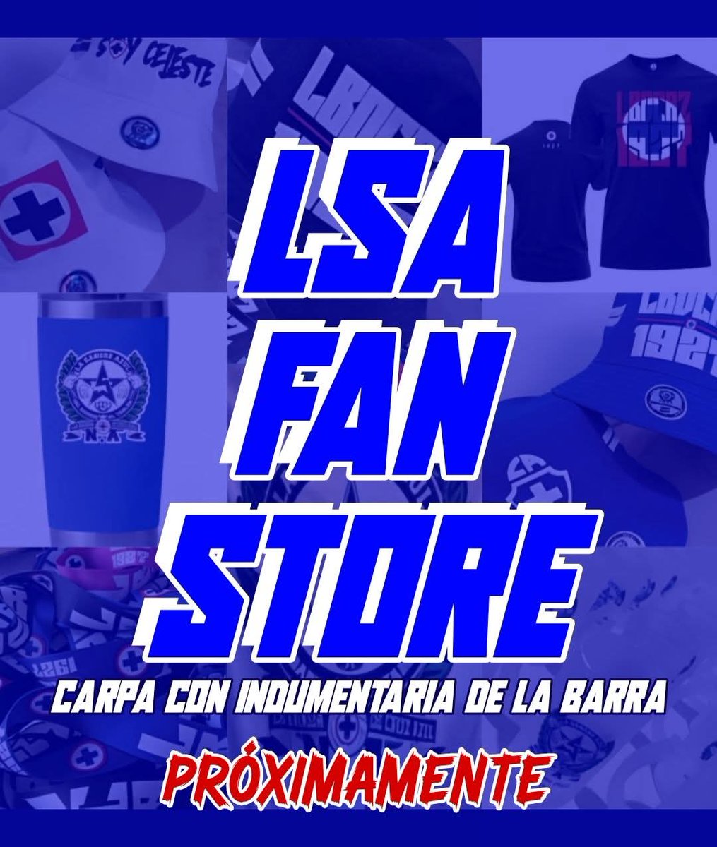 Productos de cancha hechos por la banda y para la banda..

A precios accesibles y personalizados.. 🏴󠁧󠁢󠁳󠁣󠁴󠁿⚽
Próximamente... 

#lsafanstore
#lasangreazulna 
#LaSangreAzul