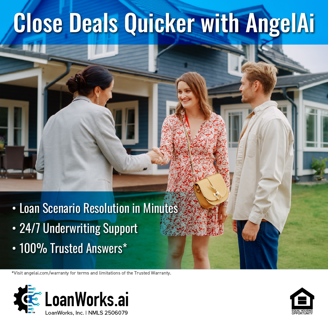 loanworks_ai's tweet photo. Never miss an opportunity with AngelAi! 🚀

With underwriting support available 24/7, get quick answers and solutions right when you need them.⏱️💡

📞 Call 855-LOANWORKS to learn more! https://t.co/cGxJTyR76L