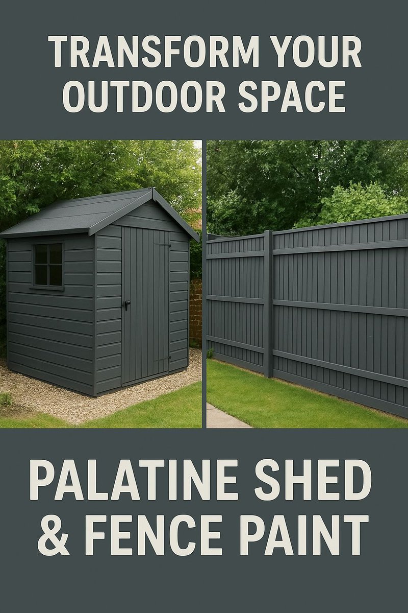 ✨ Transform your garden with a fresh, modern look! ✨

Our Palatine Shed &amp; Fence Paint is perfect for giving your sheds and fences a stylish finish that lasts. It’s the ideal way to upgrade your outdoor space. 🌿🏡

👉 Available now – palatinepaints.co.uk/product/palati… 

#OutdoorLiving