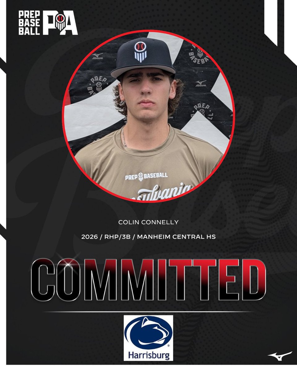 🚨Commitment Watch🚨

2026 RHP/3B Colin Connelly (Manheim Central) has committed to Penn State University - Harrisburg. 

✅ 2025 PA State Games
✅ 2024 PA Top Prospect Games
✅ 2024 PA State Games

👤 loom.ly/M75sMOg

#congrats #committed